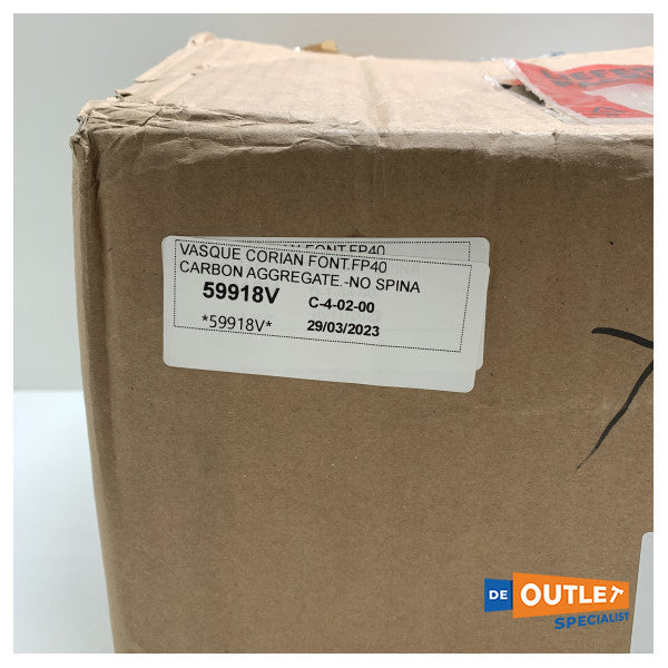 Zlewozmywak Malvaux Corian węglowy