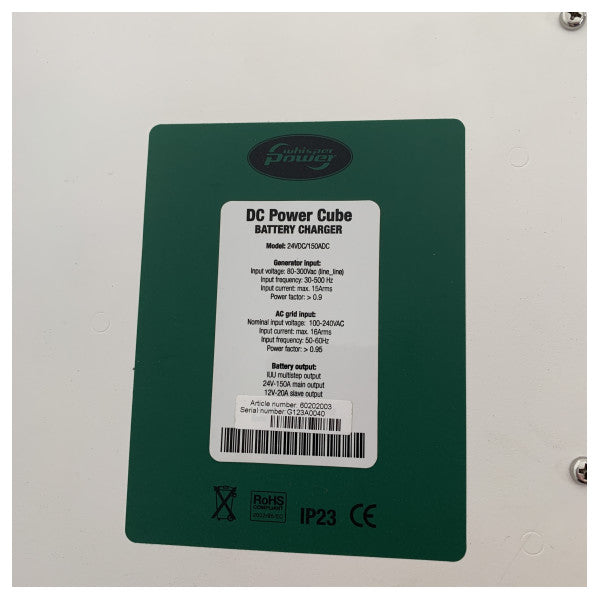 Whisper Power WP-DC Powercube-oplader 24V / 150A - 60202003