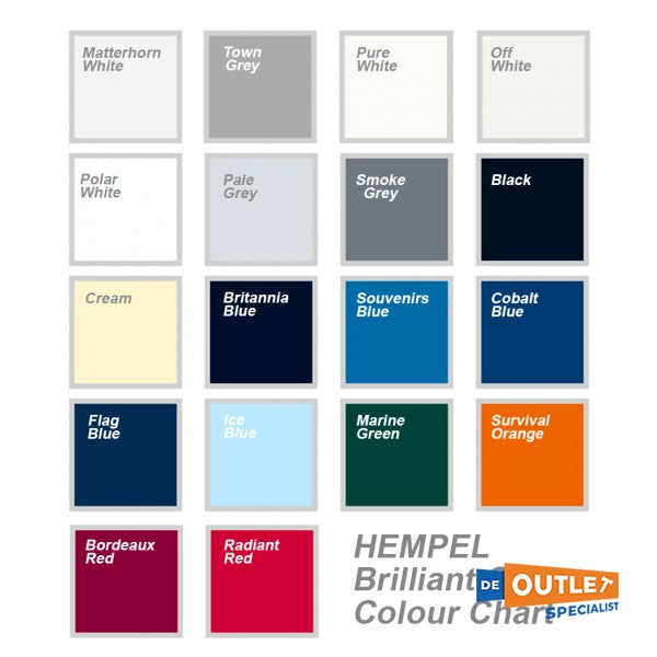 Hempel Brilliant Gloss Brittania Blue Topcoat 0.75L