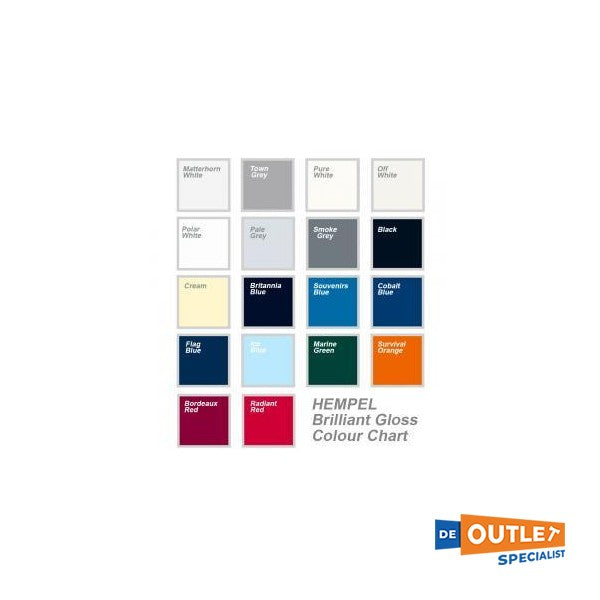 HEMPEL strålende glans marine grønne 0,75 liter frigjøring