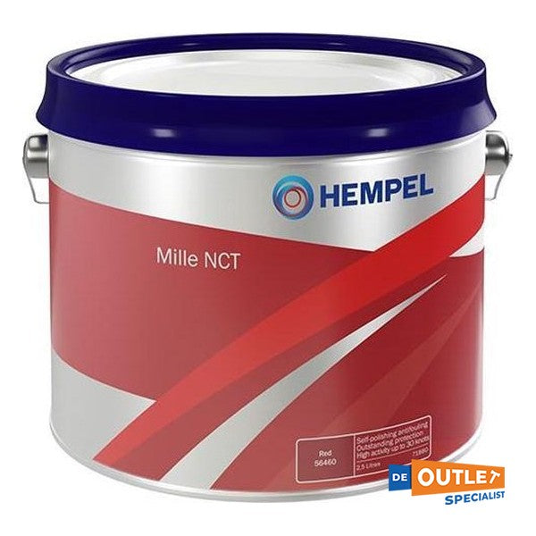 Hempel Mille NCT Antifouling Red 0.75L - Polyester, Wood, Layered Wood and Steel