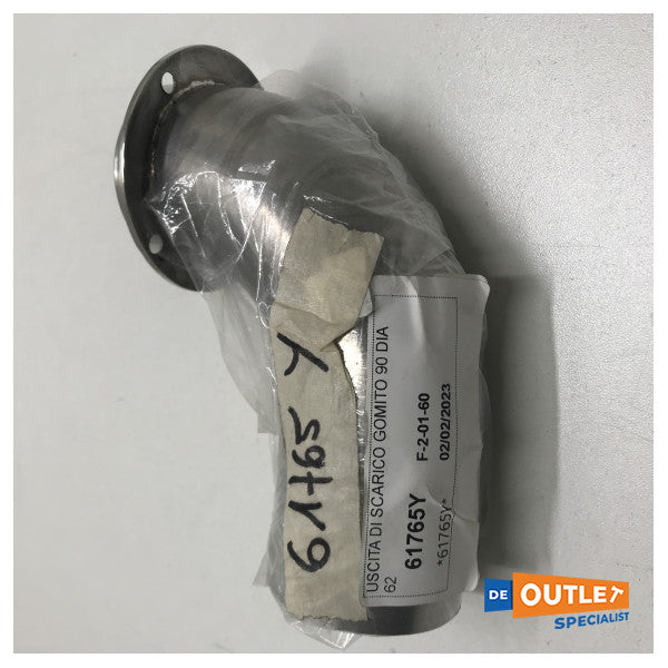 90-градусов изпускателен отвор от неръждаема стомана - 61765Y