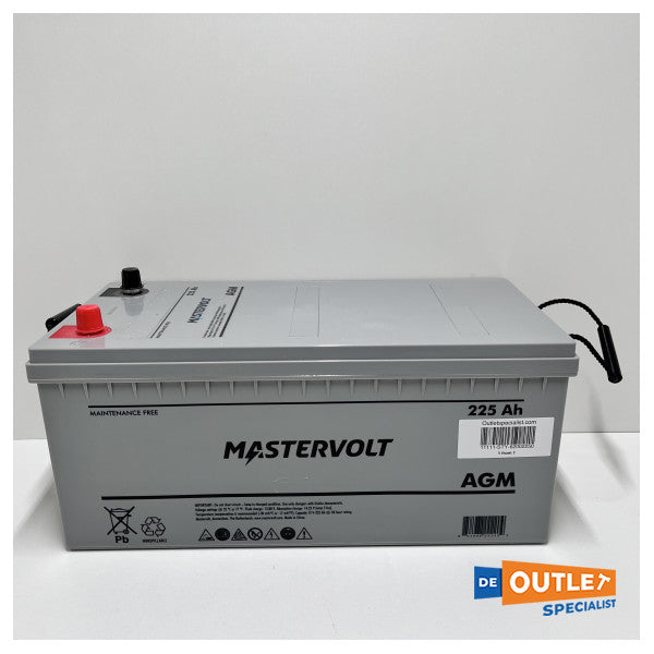 Mastervolt Održavanje -Free AGM baterija 12V - 225 AH Grey - 62002250