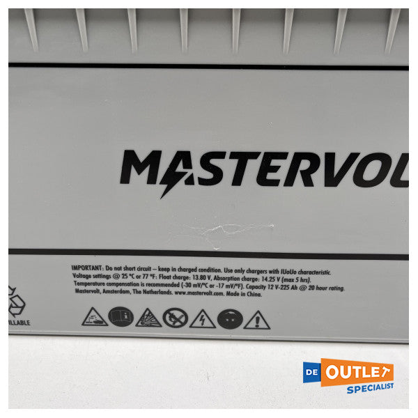 Mastervolt Održavanje -Free AGM baterija 12V - 225 AH Grey - 62002250