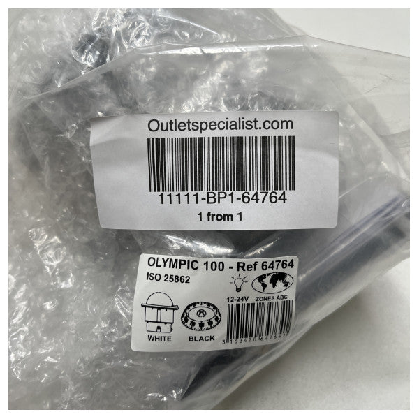 Plastimo Olympic 100 bússola branca com rosa preta - 64764