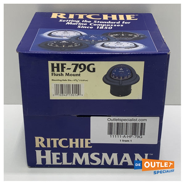 Ritchie Helmsman HF-79G Flush Mount Compass Grau Grau