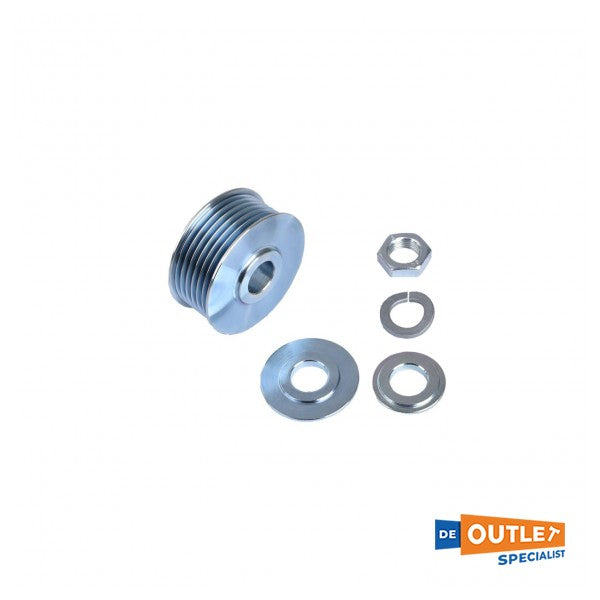 Whisper Power alternator puley 6-groeven 50 mm - 41301051
