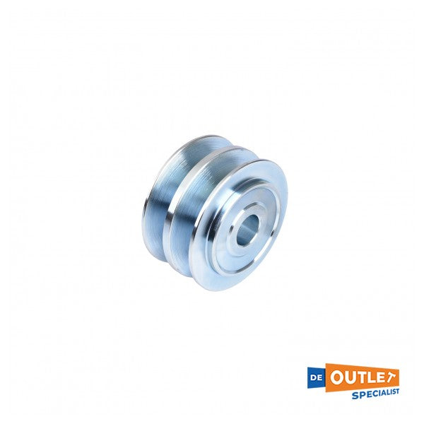 Whisper Power Pulley Double V 7/8" 89 mm - für: 12 V / 130/160 A oder 24 V / 75/110/150 A Lichtmaschine