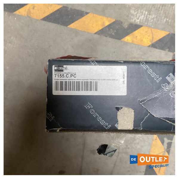 Настінний світильник Foresti Suardi TUCANA чорний 12/24V - 7155.C.PC