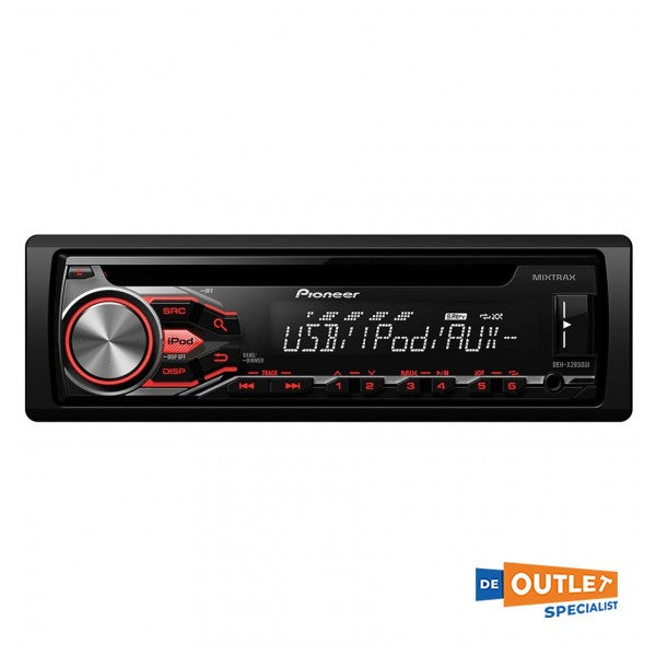 وحدة رأس بايونير DEH-2800I من بايونير - DIN/USB/CD أحمر