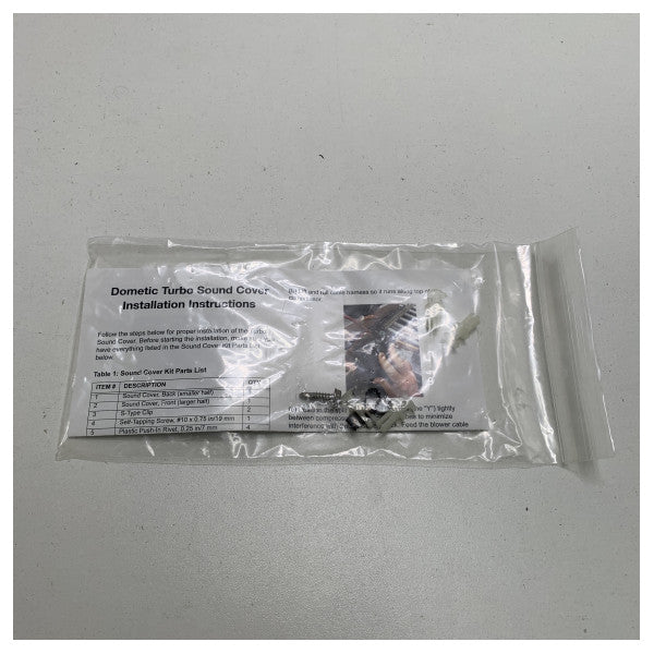 Osłona dźwiękowa klimatyzacji Dometic VTD czarna - 8010106