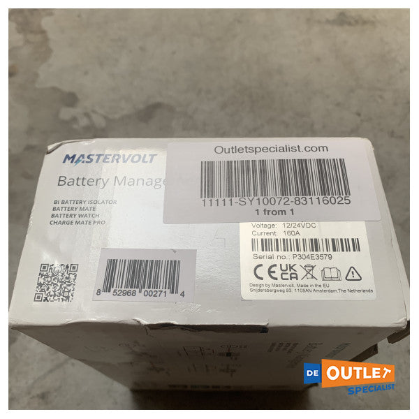 Mastervolt Battery Mate 1602 Distributeur de courant de charge IG - 83116025