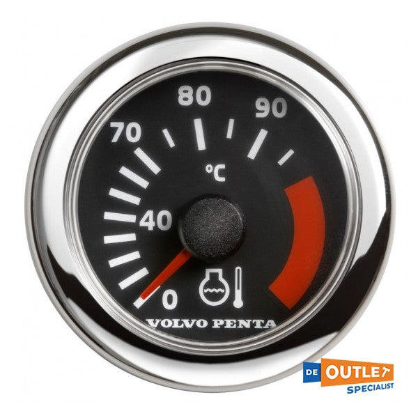 Volvo Penta Thermometer 120C Schwarz 52 mm - 874904