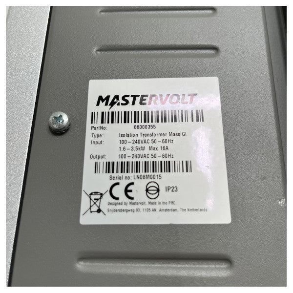 Mastervolt Mass GI 3.5 16A Separation transformer - 88000355