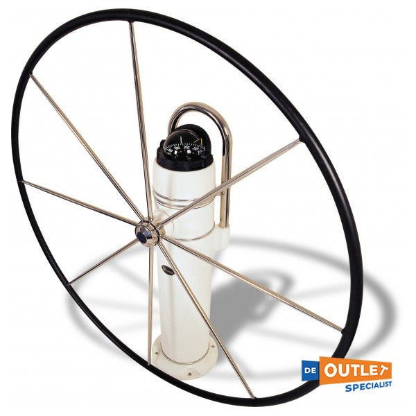 عجلة قيادة من الفولاذ المقاوم للصدأ ذات 8 أذرع من الفولاذ المقاوم للصدأ من Lewmar 112 سم - 89700236