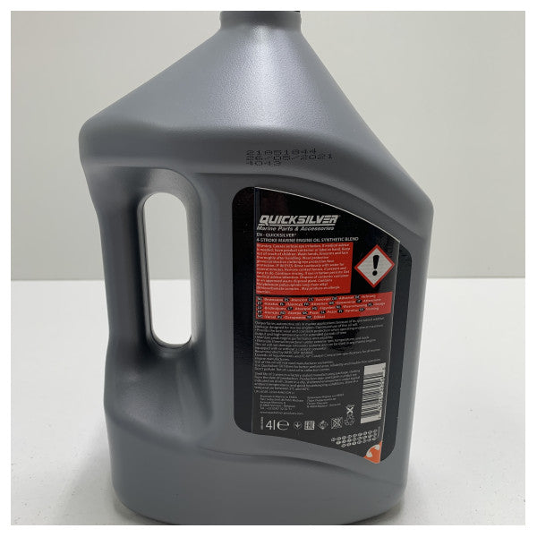 Mercury Quicksilver SAE 10W-30 Synthetic engine oil 3x 4L - 8M0152564