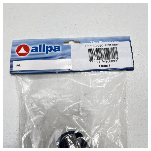 Allpa -Plastikgeigenblock mit Clamp Black 10 mm Linie - 900800