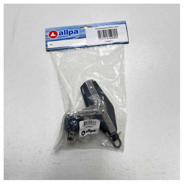 Allpa -Plastikgeigenblock mit Clamp Black 10 mm Linie - 900800