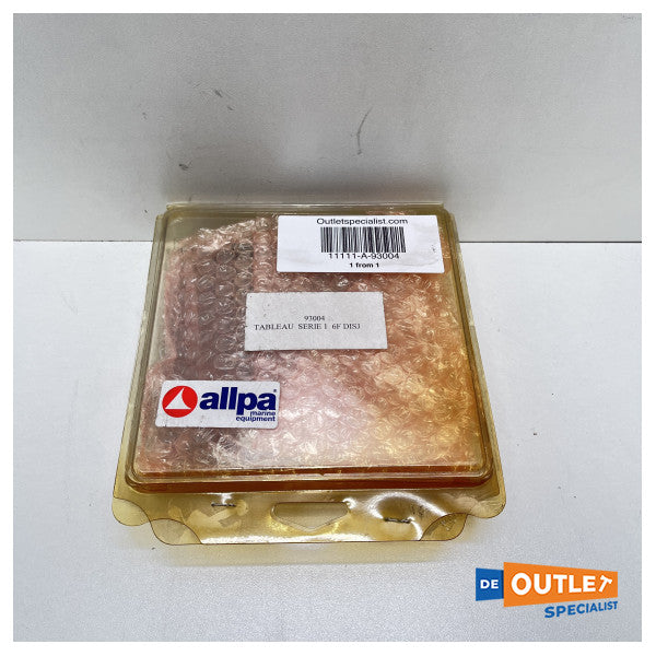 Painel de interruptores de 6 vias Amoit com interruptores 10A | 12V - 93004