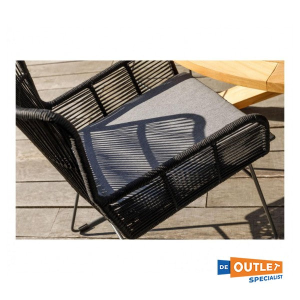 Exotan Grace Dining Garden Chair Anthracite bil-Ħabel