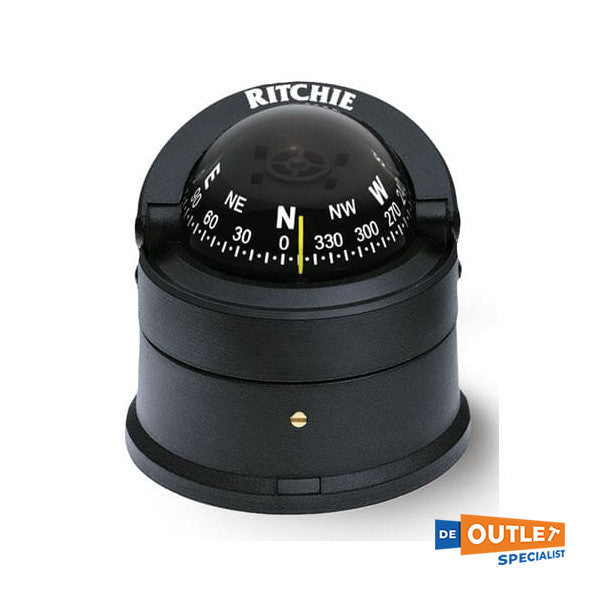 Ritchie D-55 Explorer Construction Compass Schwarz