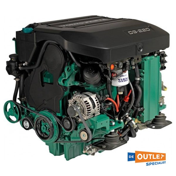 Volvo Penta D3-220 5-Zylinder 220 PS Schiffsdieselmotor Bobtail