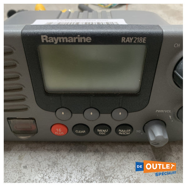 Raymarine Ray218E DSC VHF System Used Not Tested - E43033