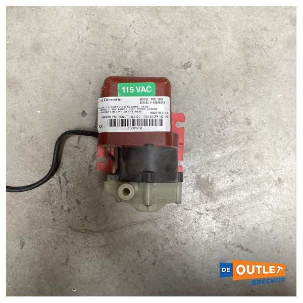 Dometic PML500L klima deniz suyu pompası 115V/60Hz