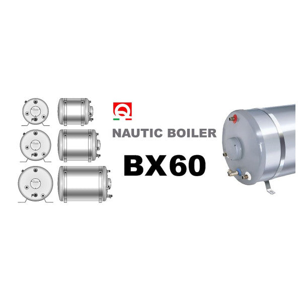 Quick BX60 60L Stainless Steel Boiler 230V with Engine Heating - Flbx6012S000A00