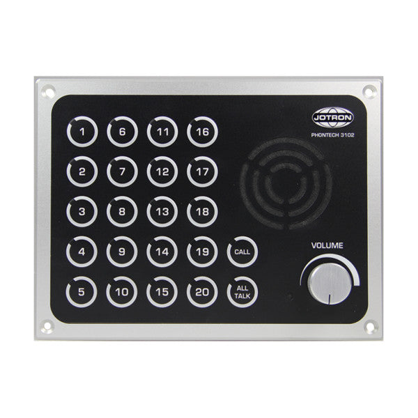 Alphatron Alphaall PH Intercom 20 Line Black - 3210.1076