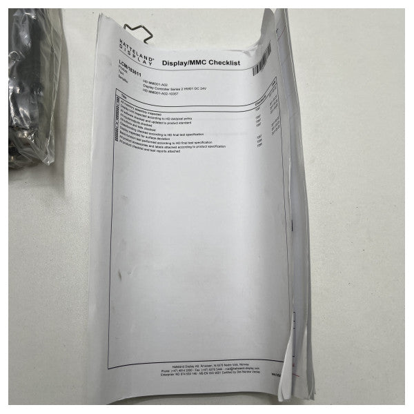 وحدة التحكم في العرض على الظهر Hatteland HD MMD01 سلسلة 2