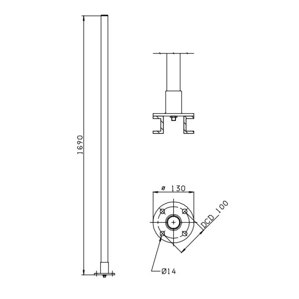 Antena Comrod VHF AV8 1.7 M 2 DBI 118-144 MHz