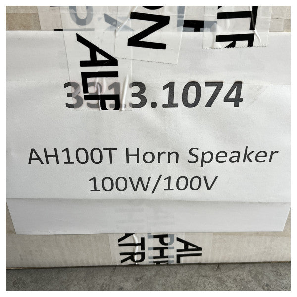 Alfatron Horn Speaker AH100T 100 Watt 100V - 3313.1074