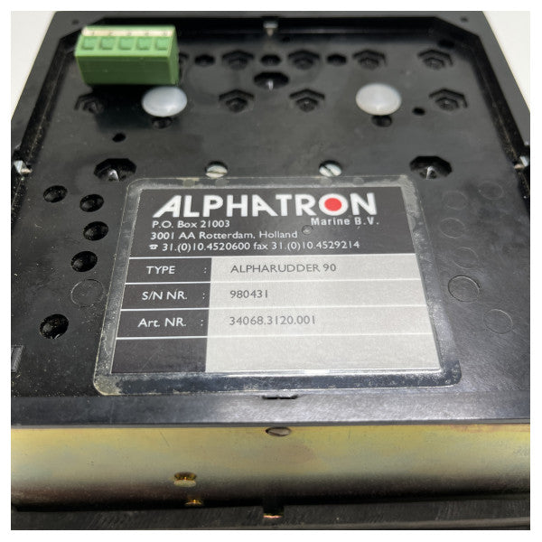 Indicatore dell'angolo del timone Alphatron Display AlphaRudder 90