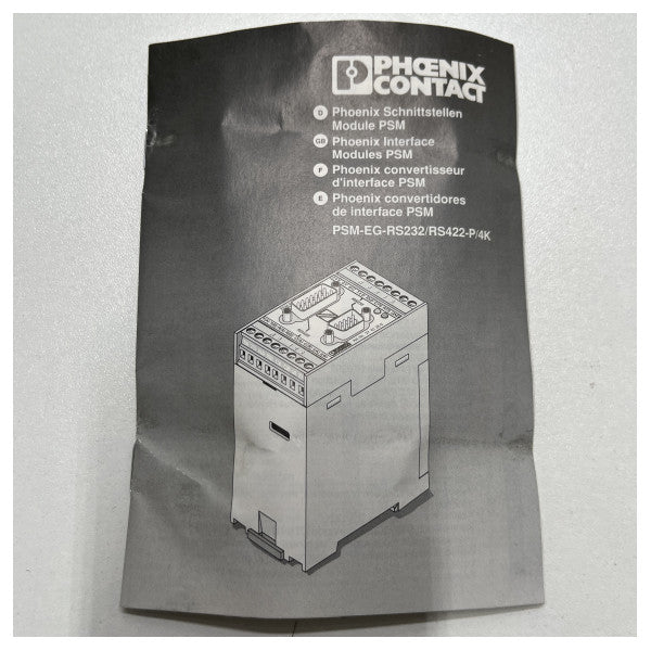 Phoenix Data Converter PSGM-EG RS232/RS422-P/4K