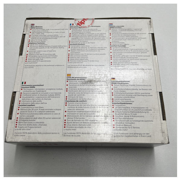 TipTel 190 ISDN Telephone Gray - 4005579154846