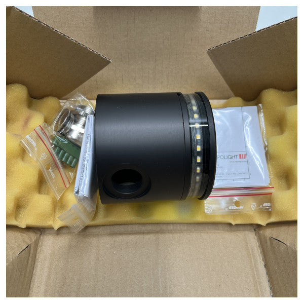 Lopioight Anchor Light 360Ø White Black Housing Navigation Light-200-012-Pro