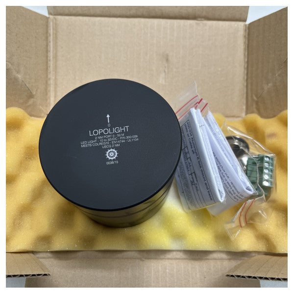 Lopolight αριστερή πλευρά κόκκινου φωτός πλοήγησης 2 nm μαύρο - 301-009-PRO