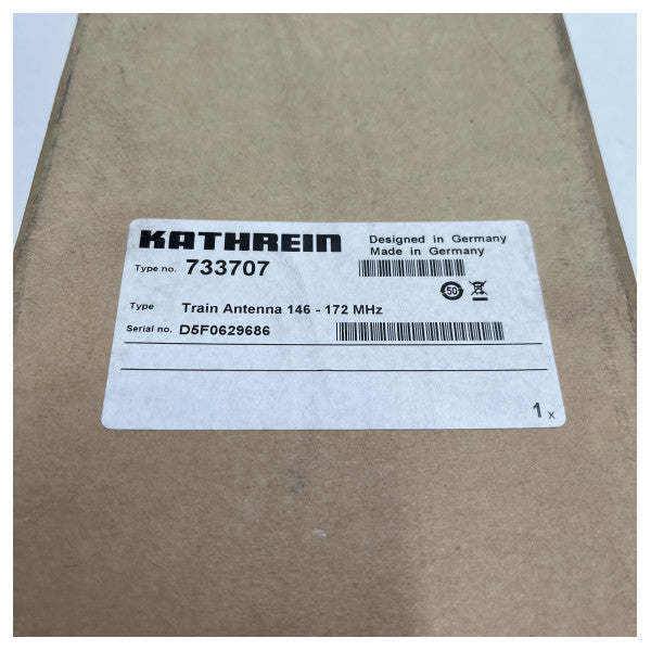 Kathrein κεραία vhf τρένου λευκή 146 - 172 MHz - 733707