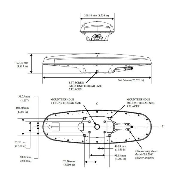 Comnav G2 GNSS衛星NMEA gpsコンパス - 21220001