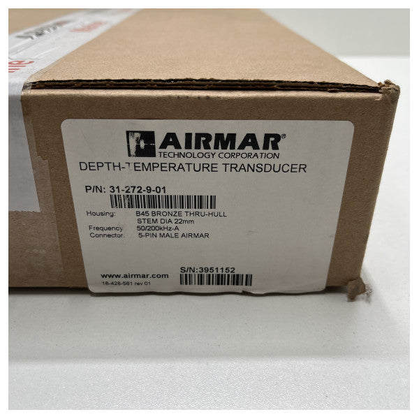 Airmar B45 Bronze Truhull Transducer DT 50/200A-31-272-9-01