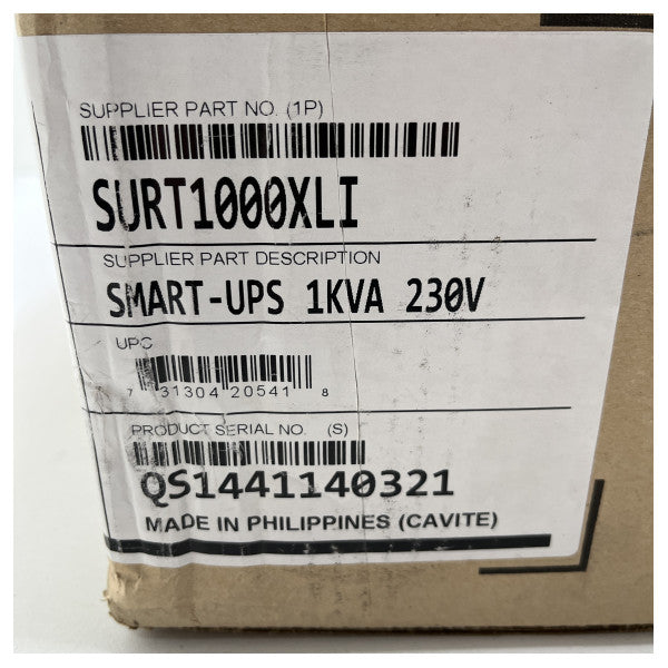 APC akıllı UPS 19 inç raf montajı - SURT1000RMXLI