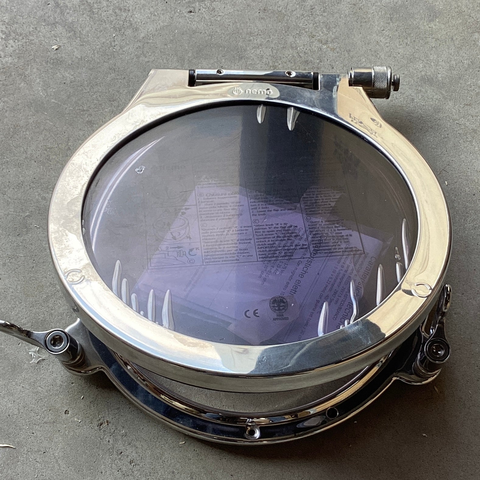 فتحة / فتحة فتح من الفولاذ المقاوم للصدأ من نيمو 300 مم - 218.850/70