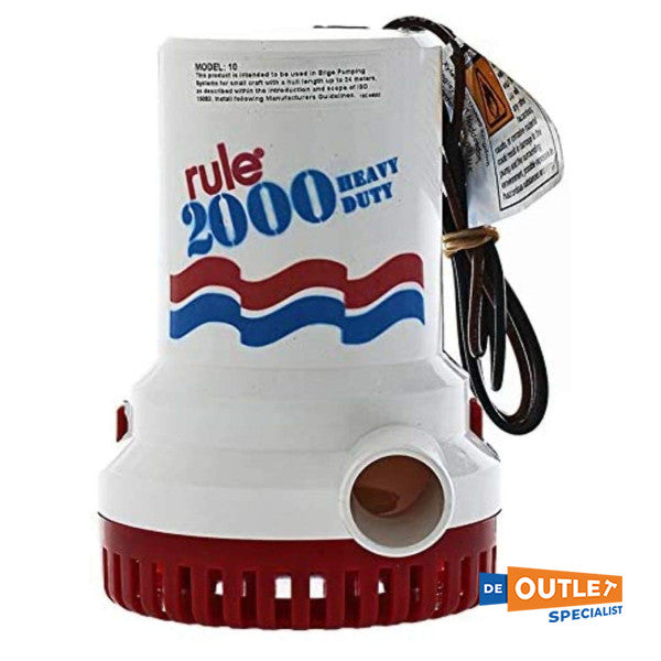 Jabsco Rule type 2000 трюмна помпа 24V - 2000-12