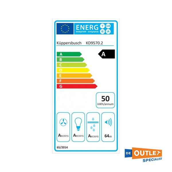 Kuppersbusch KD9570.2W afzuigkap wit 90 cm