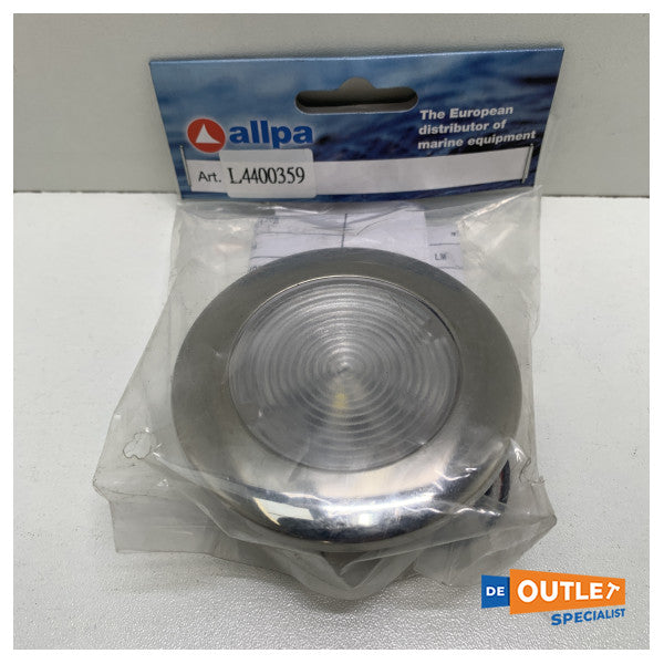 Allpa kunststof LED inbouwspot 12/24V 3-led - L4400359