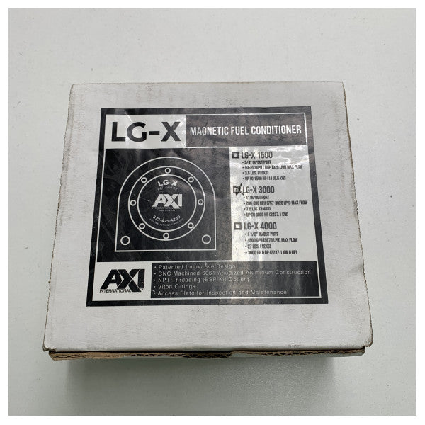 AXI LG-X 3000 3000L/Hour Magnetic Fuel Conditioner