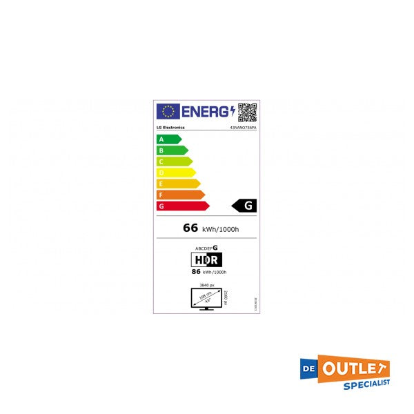 LG 43NANO756PA Έξυπνη τηλεόραση LED 43 ιντσών
