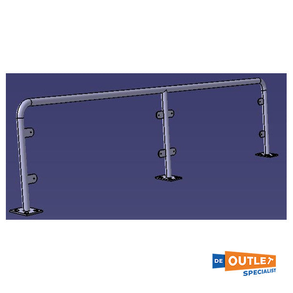 Ryck 280 фиксирана облегалка от неръждаема стомана - MET1576