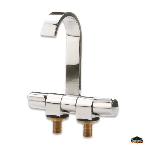 Trem chaud | Tap de levier unique et pliable chrome - N0119160